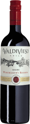13,95 € Бесплатная доставка | Красное вино Valdivieso Резерва D.O. Valle de Curicó Valle de Curicó Чили Malbec — Мальбек Бутылка 75 cl