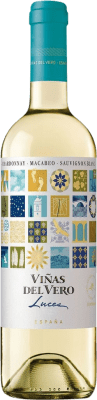 10,95 € Spedizione Gratuita | Vino Bianco Viñas del Vero Luces D.O. Somontano Aragona Spagna Macabeo, Chardonnay, Sauvignon 75 cl