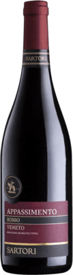 18,95 € Бесплатная доставка | Красное вино Vinicola Sartori Appassimento Rosso I.G.T. Veneto Венето Италия Merlot, Cabernet Sauvignon, Corvina, Molinara бутылка 75 cl