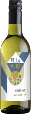 3,95 € Бесплатная доставка | Белое вино Vinicola Sartori Villa Mura I.G.T. Veneto Венето Италия Chardonnay Маленькая бутылка 25 cl