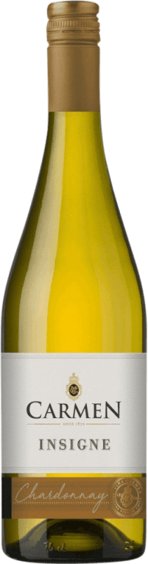 10,95 € Envío gratis | Vino Blanco Viña Carmen I.G. Valle Central Valle Central Chile Chardonnay 75 cl