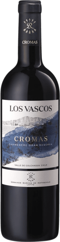24,95 € Бесплатная доставка | Красное вино Barons de Rothschild Cromas Гран Резерва I.G. Valle Central Центральная долина Чили Carmenère — Карменер Бутылка 75 cl