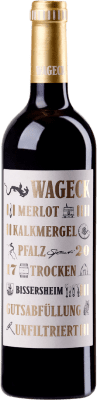 18,95 € 免费送货 | 红酒 Wageck Bissersheim Kalkmergel 干 Q.b.A. Pfälz 普法尔茨 德国 Merlot 瓶子 75 cl