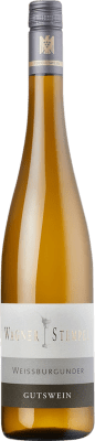 10,95 € Envio grátis | Vinho branco Wagner-Stempel Seco Q.b.A. Rheinhessen Rheinhessen Alemanha Pinot Branco Garrafa 75 cl