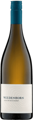 15,95 € Kostenloser Versand | Weißwein Weedenborn Q.b.A. Rheinhessen Rheinhessen Deutschland Pinot Gris — Grauburgunder Flasche 75 cl