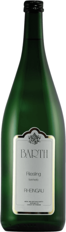 13,95 € Envio grátis | Vinho Branco Barth Halbtrocken — Meio Seco Q.b.A. Rheingau Rheingau Alemanha Riesling Garrafa 1 L