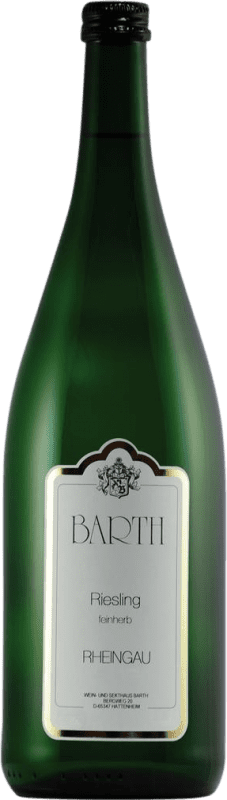 13,95 € Envio grátis | Vinho branco Barth Semi-seco Semi-doce Q.b.A. Rheingau Rheingau Alemanha Riesling Garrafa 1 L