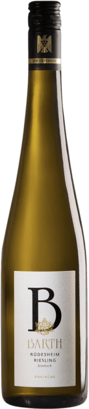 19,95 € Spedizione Gratuita | Vino Bianco Barth Rüdesheim Halbtrocken — Semisecco Q.b.A. Rheingau Rheingau Germania Riesling Bottiglia 75 cl