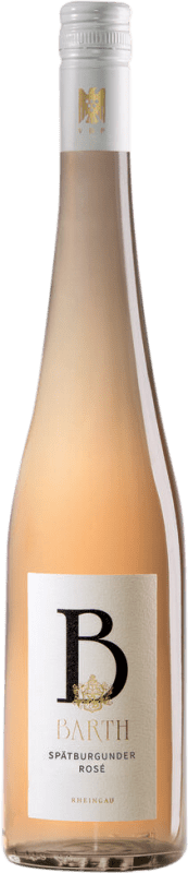 15,95 € Envio grátis | Vinho rosé Barth Rose Q.b.A. Rheingau Rheingau Alemanha Pinot Preto Garrafa 75 cl
