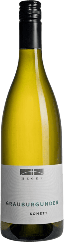 14,95 € Spedizione Gratuita | Vino bianco Joachim Heger Sonett Secco I.G. Baden Baden Germania Pinot Grigio Bottiglia 75 cl