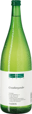 10,95 € Envío gratis | Vino blanco Joachim Heger Seco I.G. Baden Baden Alemania Pinot Gris Botella 1 L