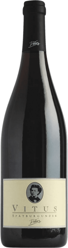 27,95 € Free Shipping | Red wine Joachim Heger Vitus Barrique Dry I.G. Baden Baden Germany Pinot Black Bottle 75 cl