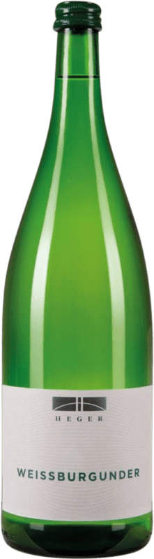 14,95 € Envío gratis | Vino blanco Joachim Heger Seco I.G. Baden Baden Alemania Pinot Blanco Botella 1 L