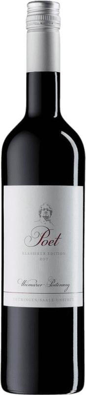 12,95 € Free Shipping | Red wine Werkstück Weimar Poetenweg Poet Rot Saale Unstrut Germany Pinot Black, Zweigelt, Dornfelder Bottle 75 cl