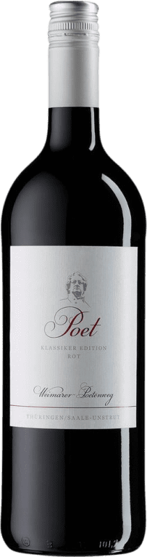 15,95 € 免费送货 | 红葡萄酒 Werkstück Weimar Poetenweg Poet Q.b.A. Saale-Unstrut Saale Unstrut 德国 Pinot Black, Zweigelt, Dornfelder 瓶子 1 L