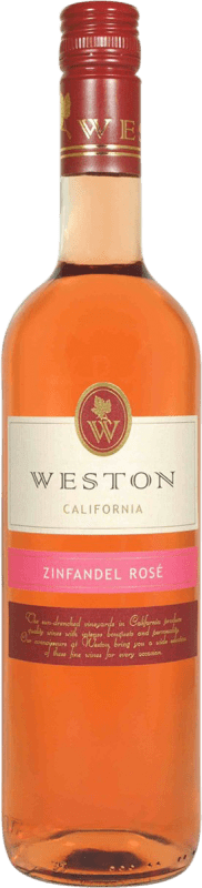 9,95 € Spedizione Gratuita | Vino Rosato Westen Estate Weston Rosé — Rosato I.G. California California stati Uniti Zinfandel Bottiglia 75 cl
