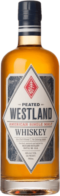 82,95 € Free Shipping | Whisky Single Malt Westland Peated United States Bottle 70 cl