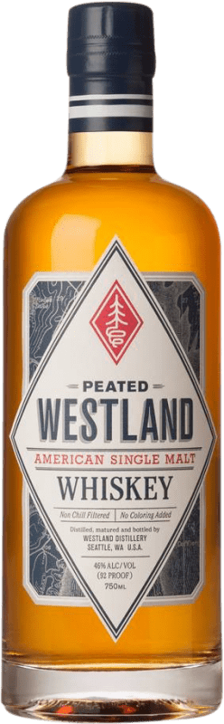 67,95 € Envoi gratuit | Whisky Single Malt Westland Peated — Tourbé États Unis 70 cl