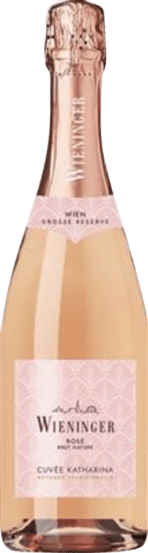 36,95 € Envio grátis | Espumante Rosé Wieninger Katharina Schaumwein Cuvée, Rosé Reserva Áustria Pinot Noir, Nebbiolo Garrafa 75 cl