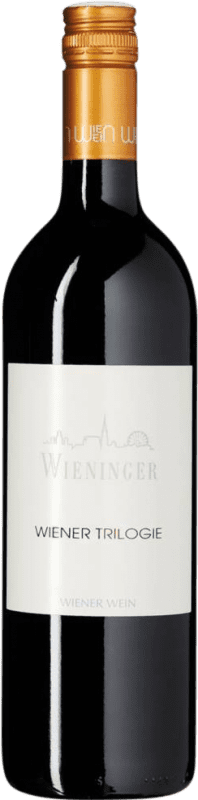 16,95 € Kostenloser Versand | Rotwein Wieninger Trilogie Cuvée Rotwein Trocken D.A.C. Wien Viena Österreich Merlot, Cabernet Sauvignon, Zweigelt Flasche 75 cl