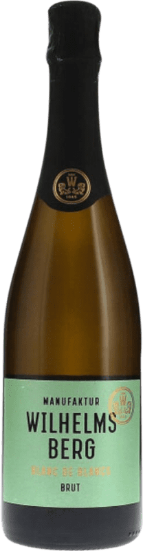 23,95 € 送料無料 | 白スパークリングワイン Wilhelmsberg Blanc de Blancs Sekt Brut Franken ドイツ Müller-Thurgau, Kerner ボトル 75 cl