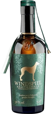 43,95 € Envio grátis | Licor de Ervas Windspiel Kraut & Knolle Alemanha Garrafa Medium 50 cl Kräuter — Ervas
