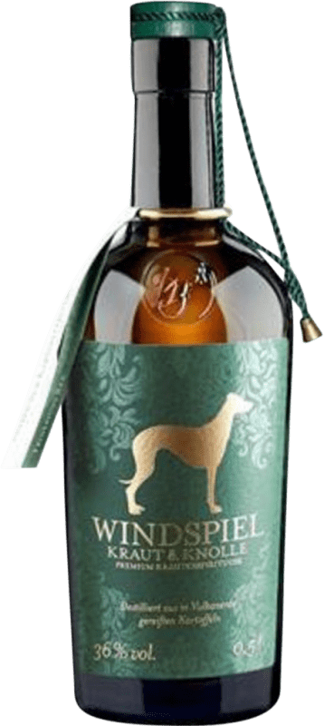 41,95 € Free Shipping | Herbal liqueur Windspiel Kraut & Knolle Germany Medium Bottle 50 cl