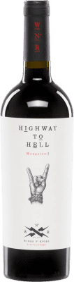 12,95 € Free Shipping | Red wine Wines N' Roses Highway To Hell Tinto D.O. Valencia Valencian Community Spain Monastrell Bottle 75 cl