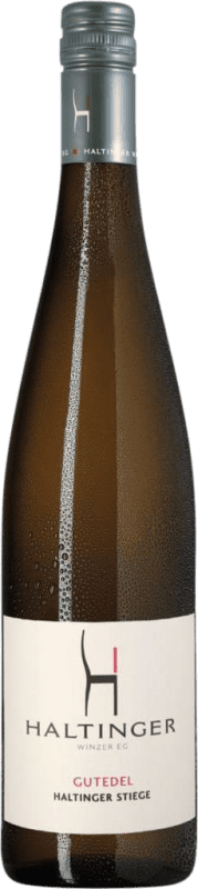 10,95 € Envío gratis | Vino Blanco Haltingen EG Stiege Trocken — Seco I.G. Baden Baden Alemania Chasselas 75 cl