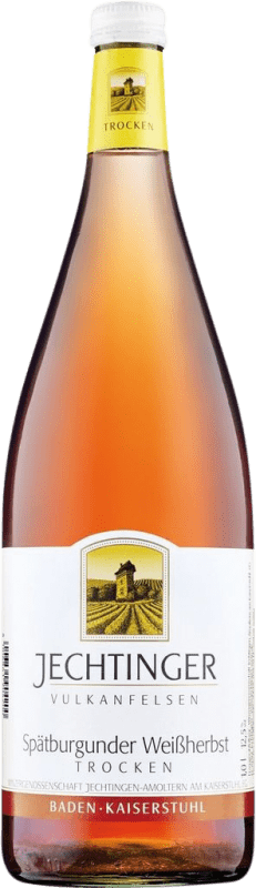 6,95 € Бесплатная доставка | Розовое вино Jechtingen Weißherbst I.G. Baden Baden Германия Pinot Black бутылка 1 L