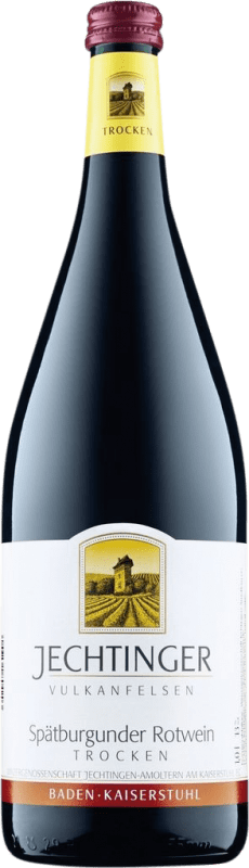 10,95 € 送料無料 | 赤ワイン Jechtingen ドライ I.G. Baden Baden ドイツ Pinot Black ボトル 1 L