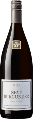 10,95 € Free Shipping | Red wine Kiechlinsbergen Dry I.G. Baden Baden Germany Pinot Black Bottle 1 L