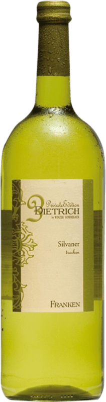 12,95 € Envio grátis | Vinho branco Sommerach Seco Franken Alemanha Sylvaner Garrafa 1 L