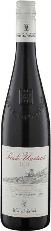 7,95 € Kostenloser Versand | Rotwein Freyburg Unstrut Kellermeister Edition Rot Saale Unstrut Deutschland Zweigelt, Portugieser, Dornfelder, Regent Flasche 75 cl