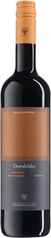 14,95 € Spedizione Gratuita | Vino Rosso Freyburg Unstrut Trocken — Secco Q.b.A. Saale-Unstrut Saale Unstrut Germania Dornfelder Bottiglia 75 cl