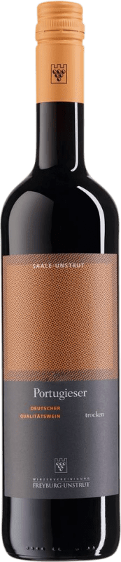 10,95 € Free Shipping | Red wine Freyburg Unstrut Portugieser Pinot Noir Dry Saale Unstrut Germany Portugieser Bottle 75 cl