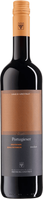 10,95 € Envio grátis | Vinho Tinto Freyburg Unstrut Portugieser Pinot Noir Trocken — Seco Q.b.A. Saale-Unstrut Saale Unstrut Alemanha Portugieser Garrafa 75 cl