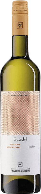 8,95 € 送料無料 | 白ワイン Freyburg Unstrut ドライ Saale Unstrut ドイツ Chasselas ボトル 75 cl