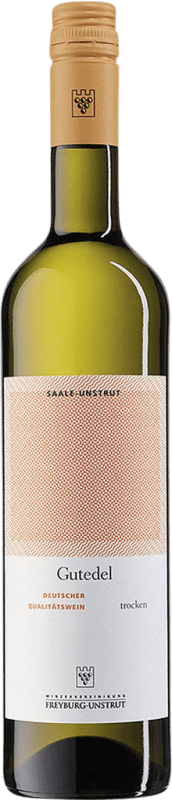 12,95 € Envio grátis | Vinho Branco Freyburg Unstrut Seco Q.b.A. Saale-Unstrut Saale Unstrut Alemanha Chasselas Garrafa 75 cl