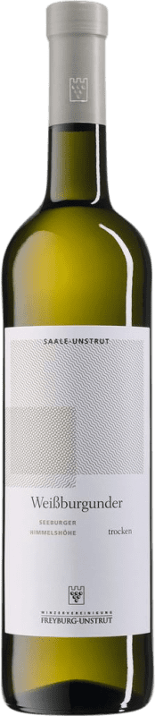 11,95 € Free Shipping | White Wine Freyburg Unstrut Trocken — Dry Spätlese — Late Harvest Q.b.A. Saale-Unstrut Saale Unstrut Germany Pinot Blanc Bottle 75 cl