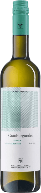 8,95 € Бесплатная доставка | Белое вино Freyburg Unstrut Bereich Mansfelder Seen Saale Unstrut Германия Pinot Grey бутылка 75 cl