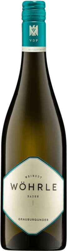 10,95 € Envio grátis | Vinho branco Wöhrle Seco I.G. Baden Baden Alemanha Pinot Cinza Garrafa 75 cl