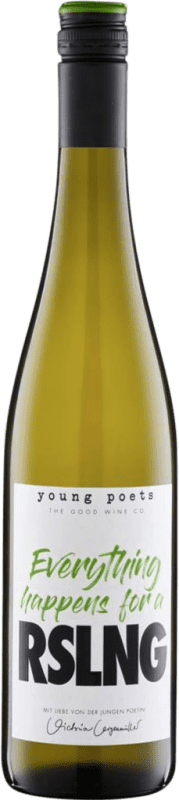 12,95 € Free Shipping | White Wine Young Poets Everything Happens Trocken — Dry Q.b.A. Pfälz Pfälz Germany Riesling Bottle 75 cl