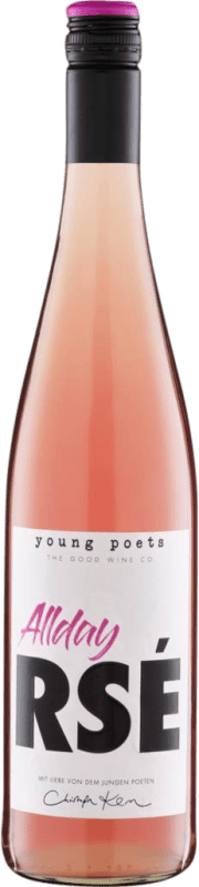 14,95 € Бесплатная доставка | Розовое вино Young Poets All Day Rosé I.G. Baden Baden-Württemberg Германия Muscat, Zweigelt бутылка 75 cl