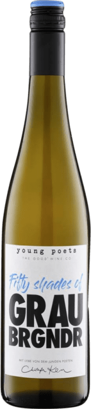 10,95 € Free Shipping | White Wine Young Poets Fifty Shades I.G. Baden Baden-Württemberg Germany Pinot Gris Bottle 75 cl
