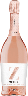 12,95 € Бесплатная доставка | Розовое игристое Zardetto Millesimato Rose D.O.C. Prosecco Фриули-Венеция-Джулия Италия Nebbiolo, Glera бутылка 75 cl