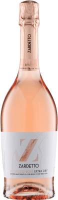 16,95 € 送料無料 | ロゼスパークリングワイン Zardetto Millesimato Rose D.O.C. Prosecco フリウリ - ヴェネツィアジュリア イタリア Nebbiolo, Glera ボトル 75 cl