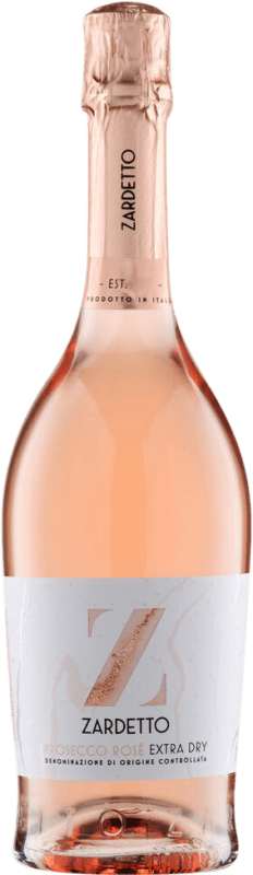 17,95 € Бесплатная доставка | Розовое игристое Zardetto Millesimato Rose D.O.C. Prosecco Фриули-Венеция-Джулия Италия Nebbiolo, Glera бутылка 75 cl