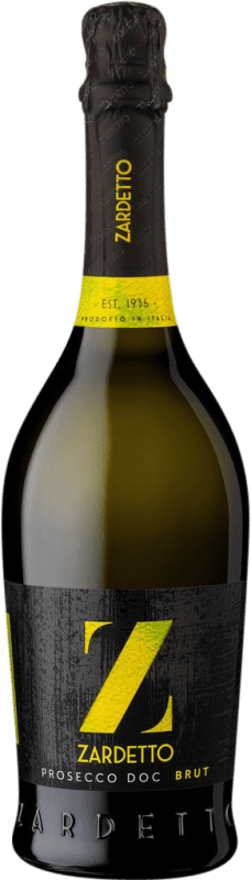 15,95 € Envoi gratuit | Vin Mousseux Blanc Zardetto D.O.C. Prosecco Frioul-Vénétie Julienne Italie Nebbiolo, Chardonnay, Glera Bouteille 75 cl