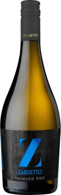 11,95 € Бесплатная доставка | Белое игристое Zardetto Frizzante D.O.C. Prosecco Фриули-Венеция-Джулия Италия Nebbiolo, Chardonnay, Glera бутылка 75 cl